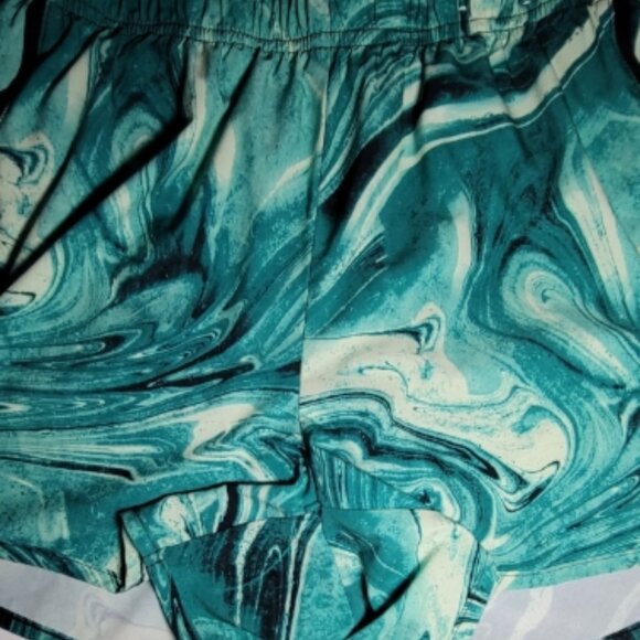 Xersion Womens Stretch Mulicolored Green Athletic Running Shorts Size Small - Picture 3 of 14